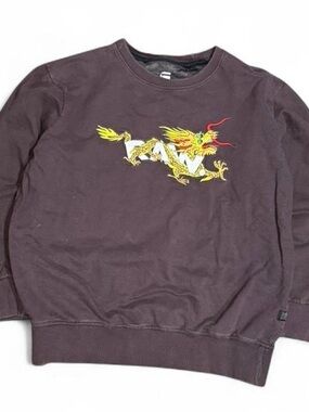 G Star Raw Embroidered Dragon Boxy Crewneck